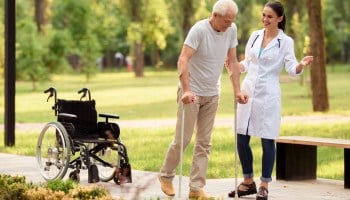 Can a person leave a nursing home? 