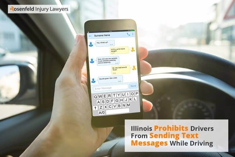 Chicago Distracted Driving Accident Lawyer | Illinois Prohibits Text Messaging While Driving
